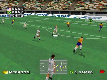 Alexi Lalas International Soccer (US) screen shot game playing